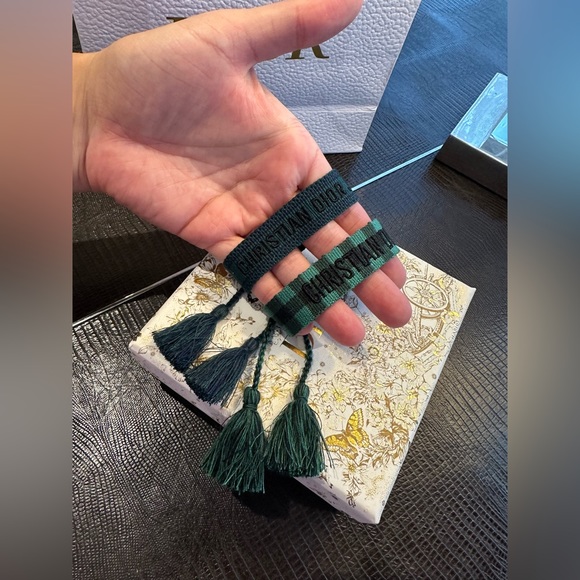 Christian Dior Friendship J’Ador Bracelets Set Of Two Canvas Pre-Owned - Picture 10 of 12